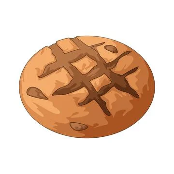 Peanut butter cookie illustration Stock Illustration