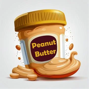 Peanut Butter 스톡 일러스트