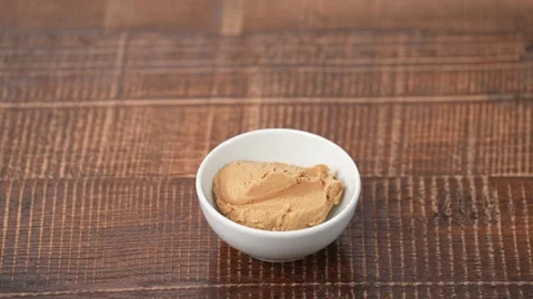 Peanut butter studio shoot Stock Footage 183506109