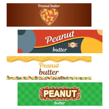 Peanut butter vector Stock Illustration