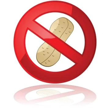 Peanut free Stock Illustration