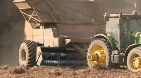 Peanut Harvesting 1 Stock Footage 12582111
