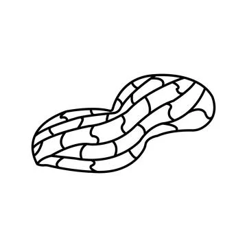 Peanut icon Stock Illustration