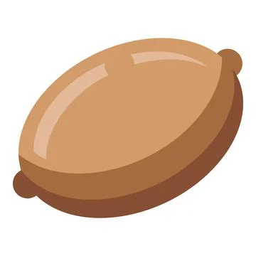 Peanut icon, isometric style Stock Illustration