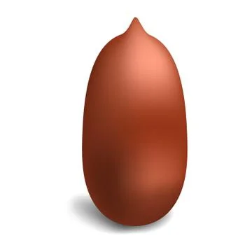 Peanut icon, realistic style Stock Illustration