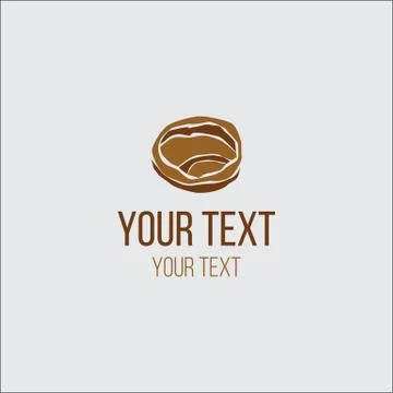 Peanut logo design concept Stock Illustration