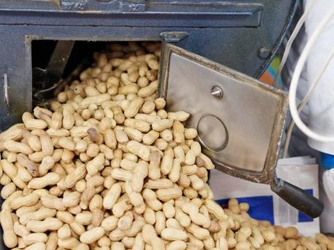 Peanut at market Stock Photos