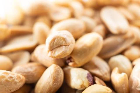 Peanut nuts macro, healthy nuts, healthy food Stock Photos