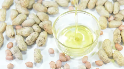Peanut Oil Stock Footage 132856059