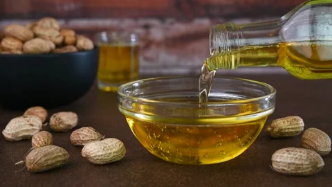 Peanut OIl Stock Footage 301175937