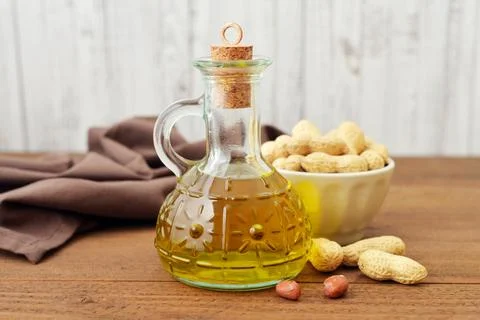Peanut oil Stock Photos
