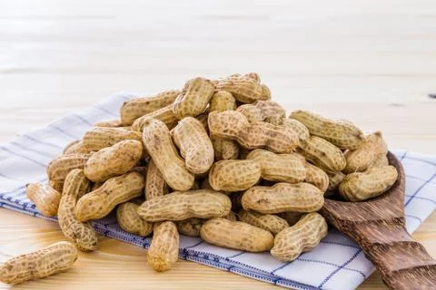 Peanut paste together Stock Photos