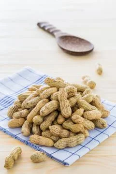 Peanut paste together Stock Photos