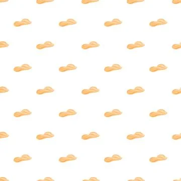 Peanut pattern creating a seamless food background illustration 库存插图