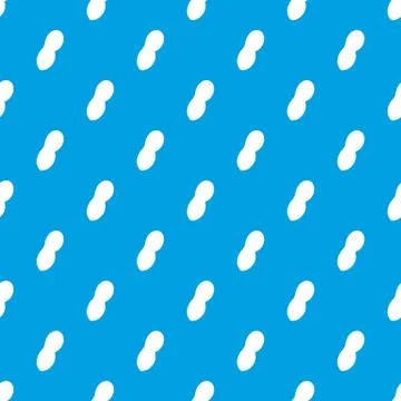 Peanut pattern seamless blue イラスト素材