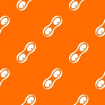 Peanut pods pattern seamless Stock Illustration