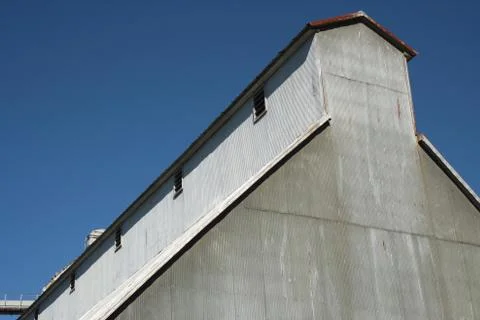 Peanut processing plant Fotos de archivo