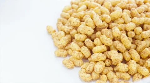 Peanut puffs Stock Footage 40098233