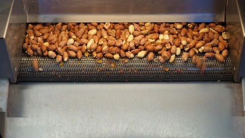 Peanut roasting machine Stock Footage 113929610