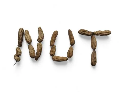 Peanut set isolated on white background. Whole and shelled groundnuts Stock Photos