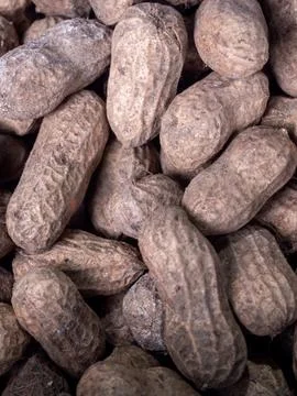 Peanut in shell texture. peanut food background. Stock Photos