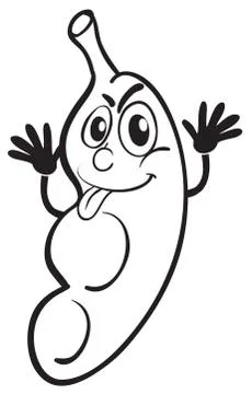 A peanut sketch Stock Illustration