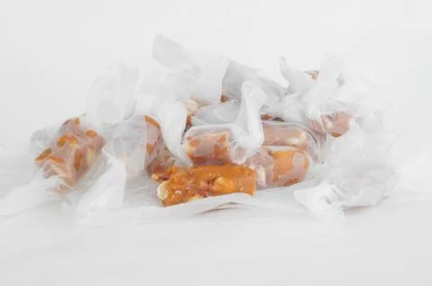 Peanut toffy 库存照片