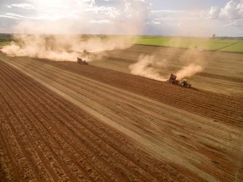 Peanut tractor Stock Photos