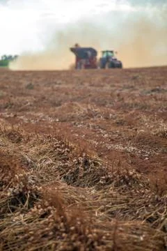 Peanut tractor Stock Photos
