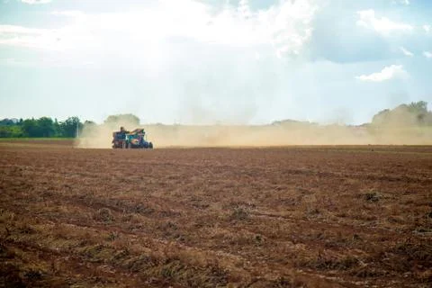 Peanut tractor Stock Photos