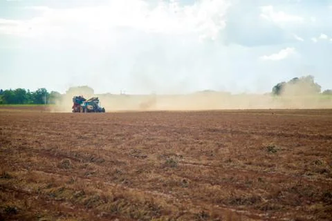 Peanut tractor Stock Photos