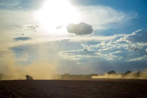 Peanut tractor Stock Photos