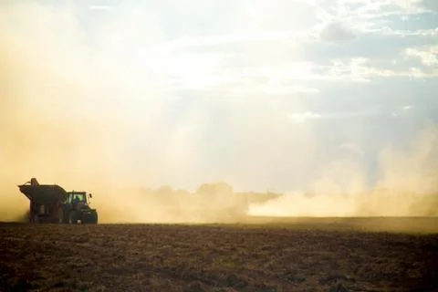 Peanut tractor Stock Photos