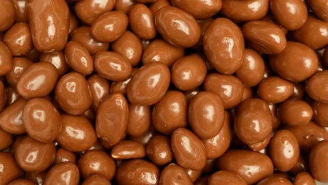 Peanuts are covered with chocolate. Stock Footage 107620170