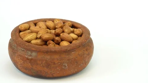 Peanuts in a bowl. Stock Footage 90441179