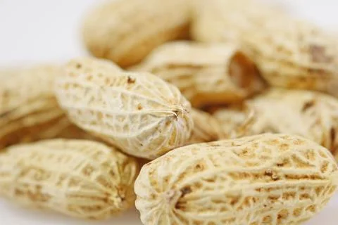 Peanuts close-up Stock Photos