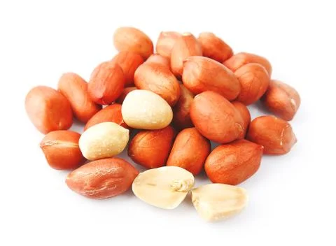 Peanuts close up Stock Photos