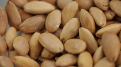 Peanuts closeup Stock Footage 49625133