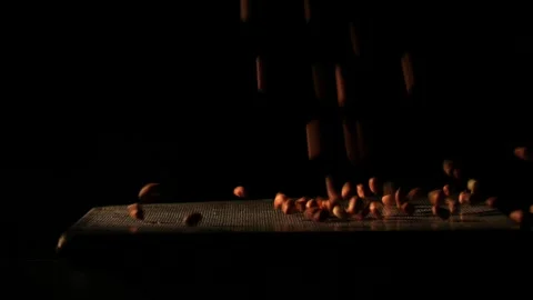 Peanuts Falling Stock Footage 263741443