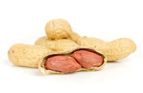 Peanuts isolated Stock Photos