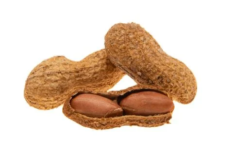 Peanuts isolated Stock Photos