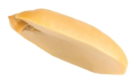 Peanuts isolated on the white background. Close up Foto stock