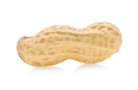 Peanuts isolated on white background Stock Photos