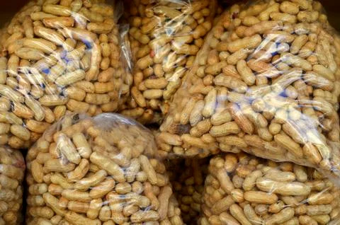 Peanuts at a market Fotos Stock