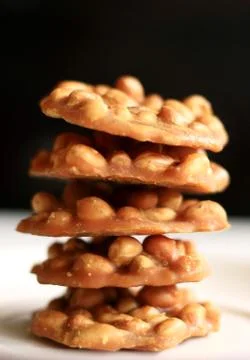 Peanuts in palm sugar Stock Photos