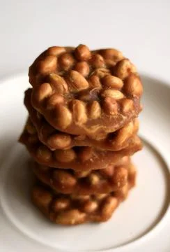 Peanuts in palm sugar Stock Photos