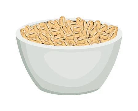 Peanuts product in bowl Stock Illustration