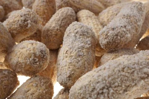 Peanuts salted Fotos de archivo