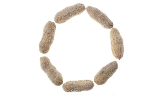 Peanuts salted Foto stock