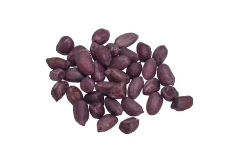Peanuts seed isolated on white background Stock Photos